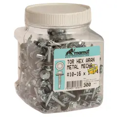 MAMUT - Tornillo Autorroscante Hexagonal 10x1 1/4" x 300 Unid