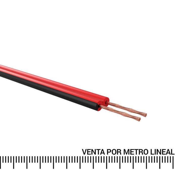 Cable Audio 2x18 AWG por Metro Lineal