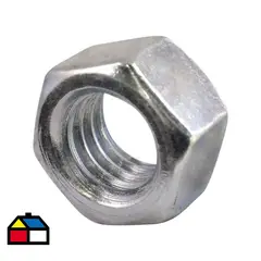 MAMUT - Tuerca Hexagonal 1/4" Zincado x 100 unid.