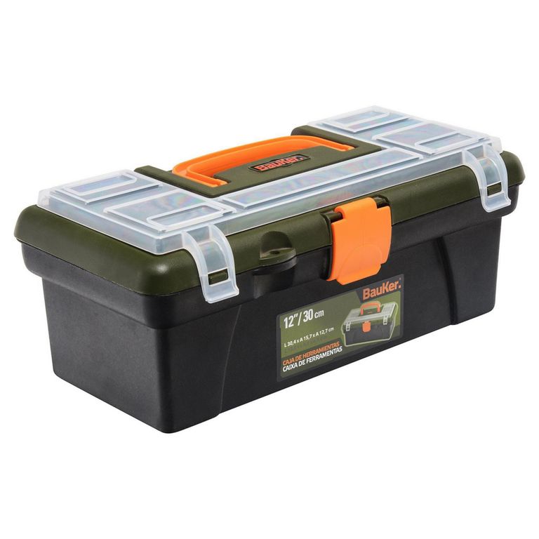 Caja de Herramientas 12 Plástico 5kg Bauker