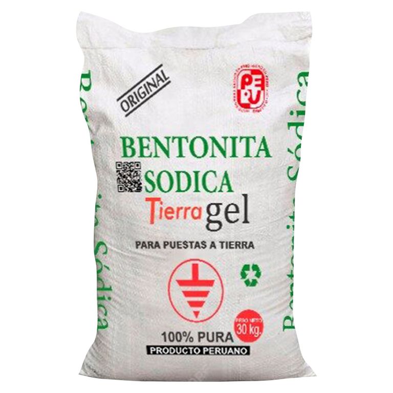Bentonita Sodica Tierra Gel 30Kg.