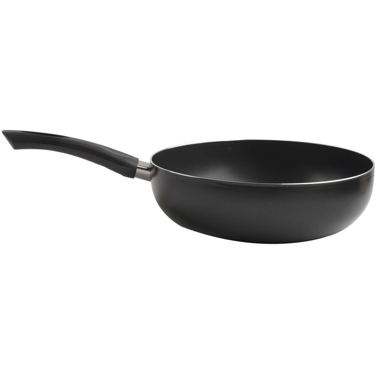 Wok Antiadherente 1 Piezas Acero inoxidable Negro