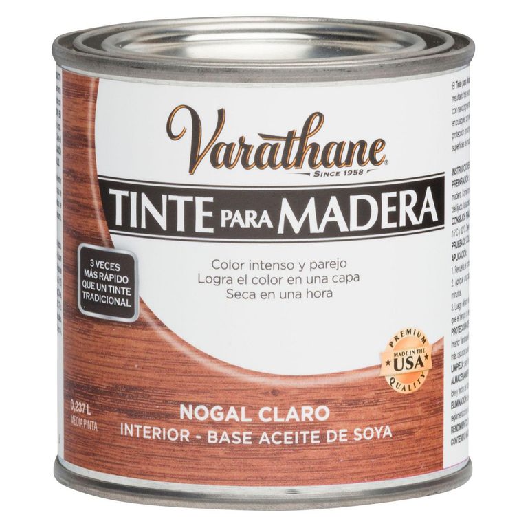 Tinte para Madera Varathane Nogal Claro 0,237L