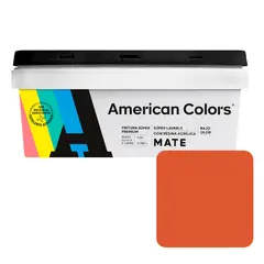 AMERICAN COLORS - Pintura Rojo Calido 1GL