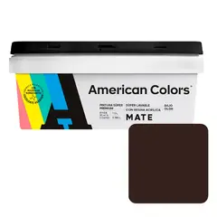 AMERICAN COLORS - Pintura Chocolate Magico 1GL