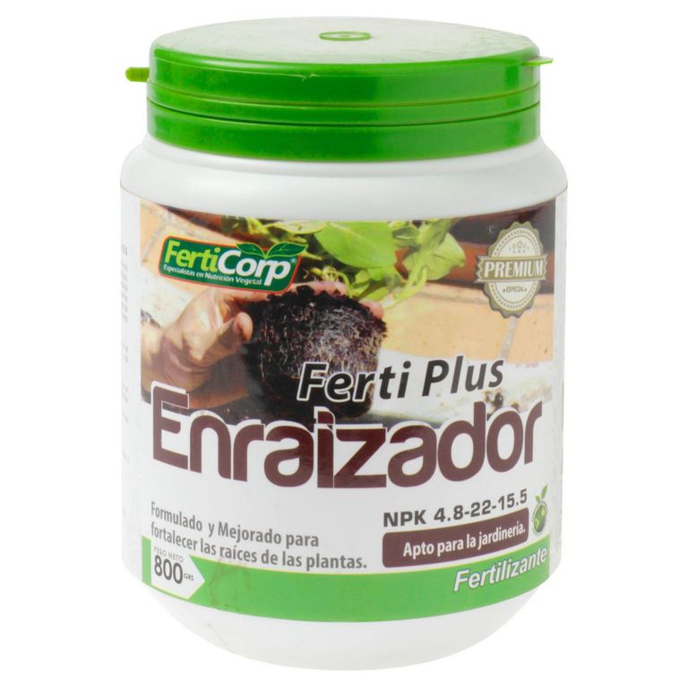 Fertilizante Enraizador 800gr Nitrógeno, fosforo y potasio 9 cm14.5 cm9 cm