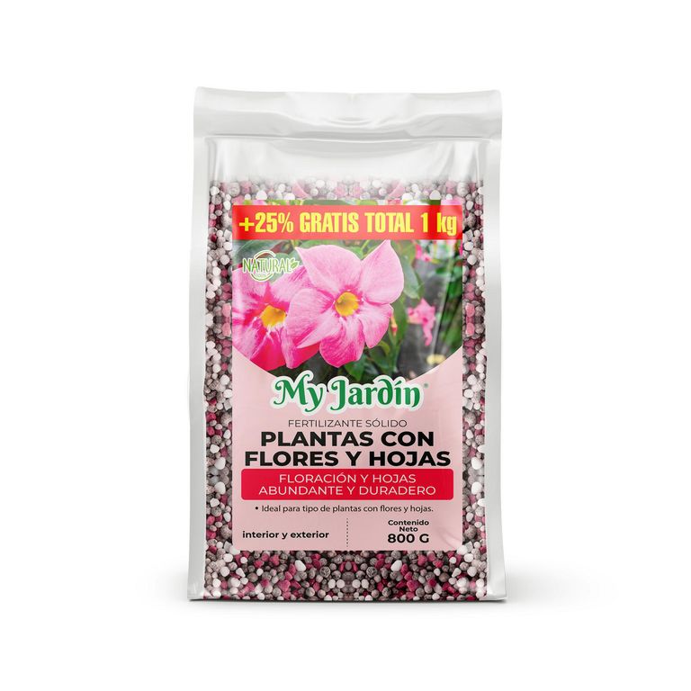 Fertilizante para Plantas con Flores y Hojas 800gr