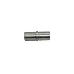 METALHSA - Unión cromada para barra de cortina 16mm