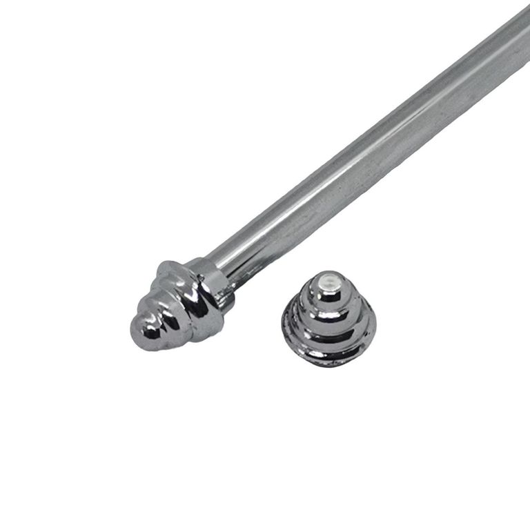 Terminal Tope cromado 12mm (2un)