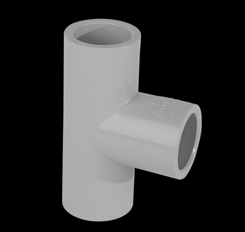 Tee 1/2" PVC simple presión Agua Fría Matusita