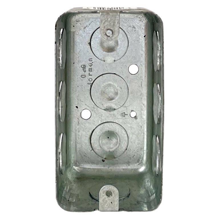 Caja de paso rectangular 1/2" pesada Jormen Metal