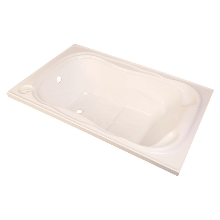 Tina de Baño Rectangular Confort 120x75cm Bone