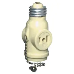 LEVITON - Wall Socket E27 Marfil
