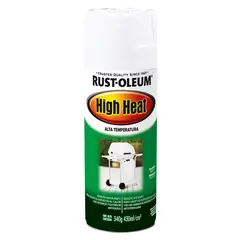 RUST OLEUM - Aerosol Alta Temperatura Blanco Mate 340 Gr.