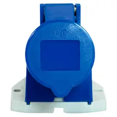 MENNEKES - Toma Visible 16AMP 2P+T 250V Azul 6H IP44
