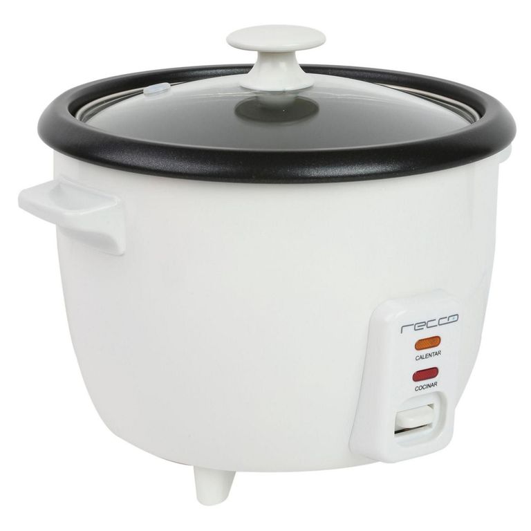 Olla Arrocera 1 Litro 1000W Recco Blanco