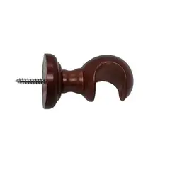 METALHSA - Soporte simple Techo madera chocolate 35mm