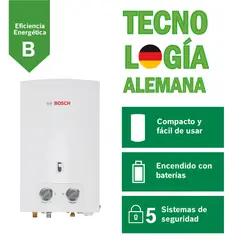 BOSCH - Terma a Gas GLP 10L + Kit de Instalación