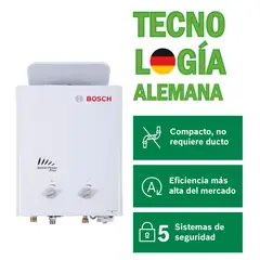 BOSCH - Terma a Gas GLP 5.5L + Kit de Instalación
