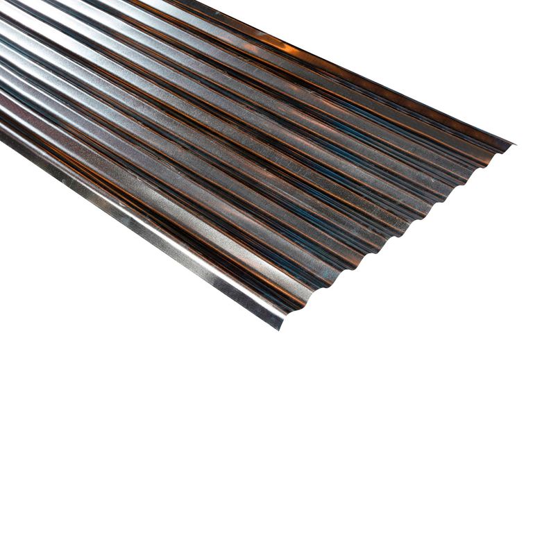 Calamina Acero Galvanizado Plateado 80 x 360 x 0.22 Prodac