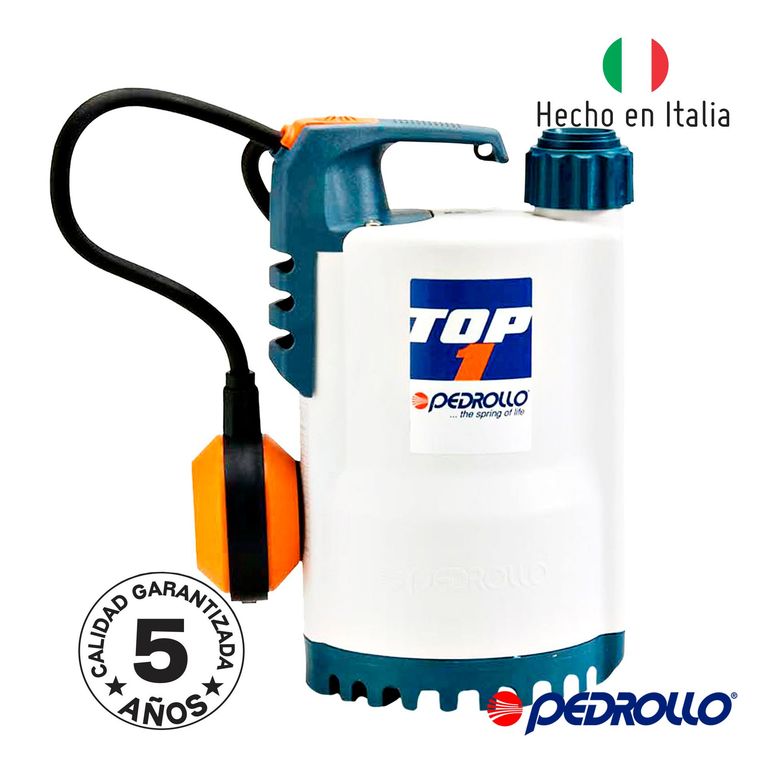 Electrobomba Sumergible Pedrollo Top 1 0.33 HP 160 L/min