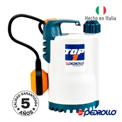 PEDROLLO - Electrobomba Sumergible Top 1 0.33 HP 160 L/min