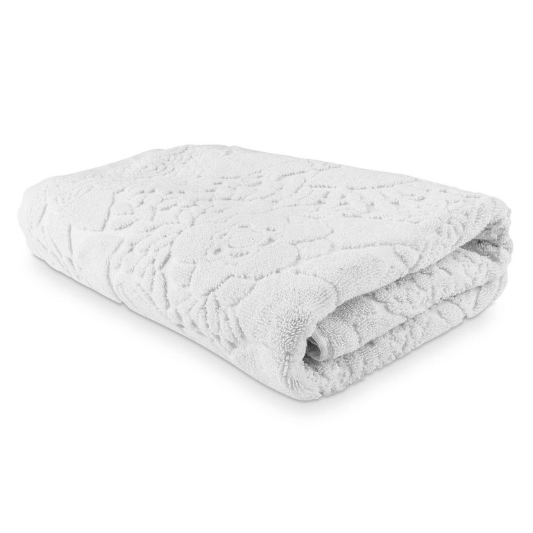 Toalla de Baño de Algodón Winter 75x140cm Blanca