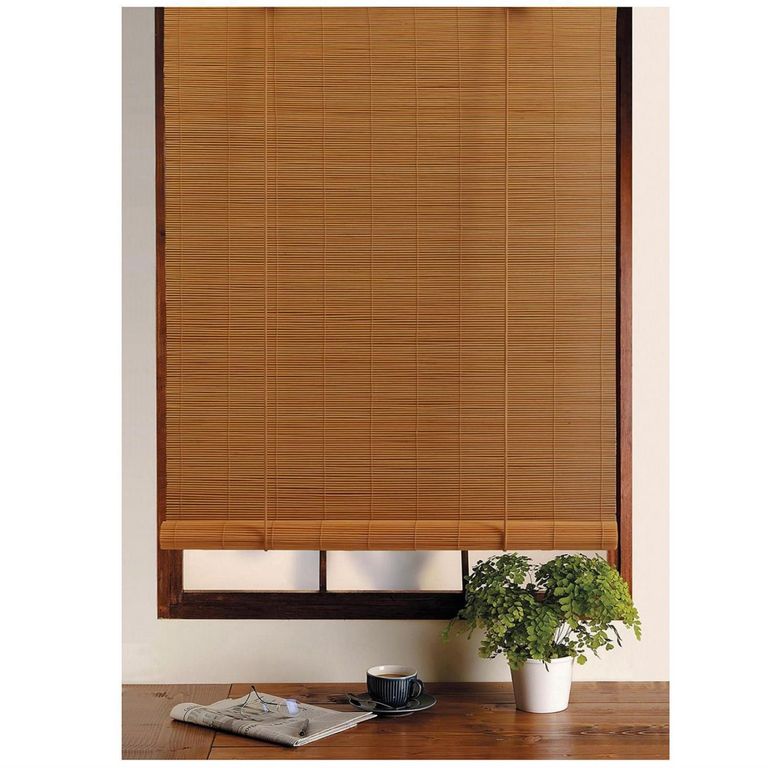 Persiana Horizontal De Bambú 80x165cm Maple