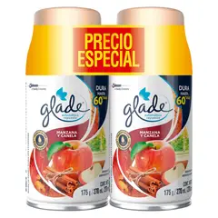 GLADE - Ambientador Eléctrico Manzana/Canela 270Ml