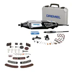 DREMEL - 4000 Minitorno + 3 Acoples + 36 Accesorios + Maletín + Set de Accesorios Multipropósito 110 Piezas