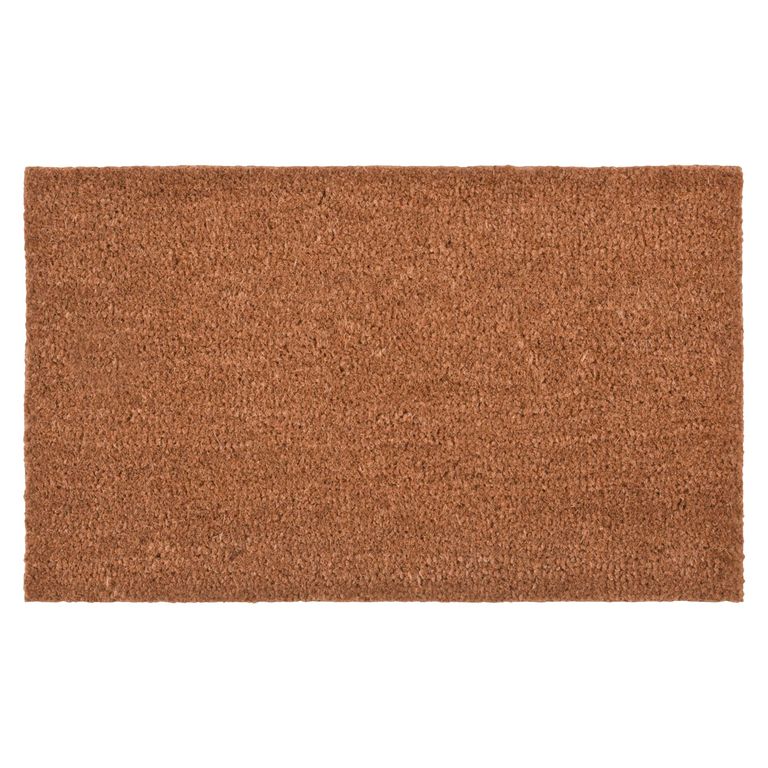 Felpudo Rectangular Natural Plain 45x75cm Café