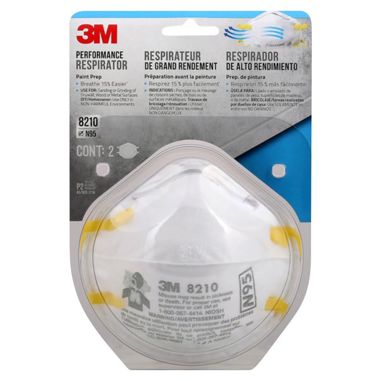 Mascarilla N95 Descartable 8210 3M x 2 unid.