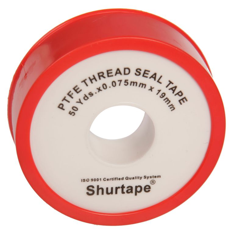 Pack 5 Cinta Teflón Rojo 0.075mm x 19mm
