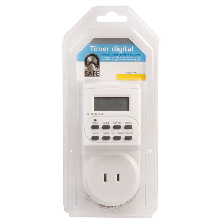 Timer Digital MS-TD House Safe Blanco
