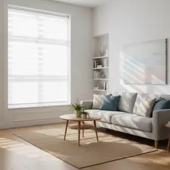 JUST HOME COLLECTION - Cortina Roller Día/Noche 120x250cm Blanco