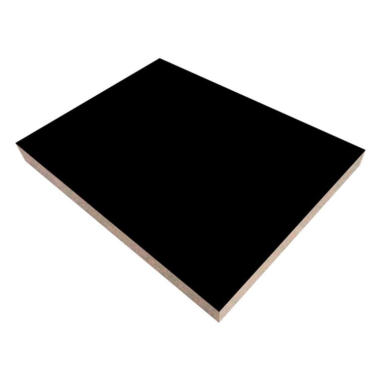 Melamina 18mm 7x8 Negro Vesto