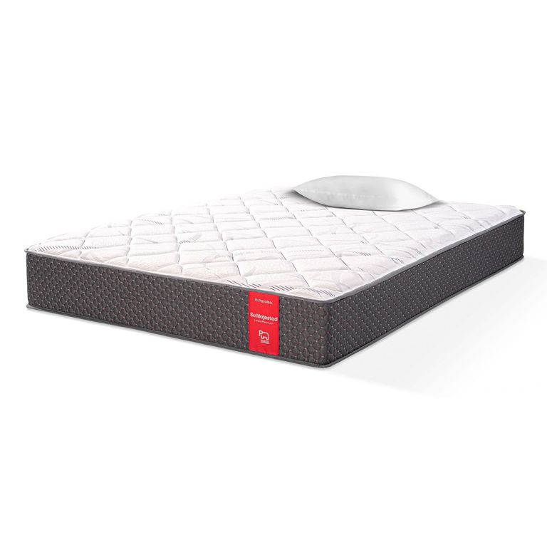 Colchón Paraíso Su Majestad de Lujo 1.5 Plazas + Almohada + Protector
