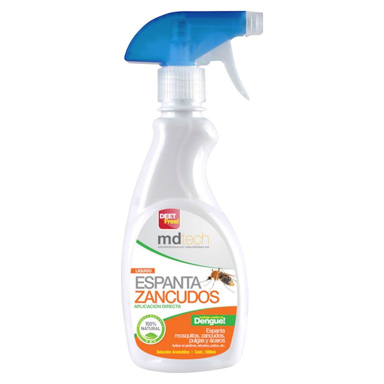 Líquido Espanta Zancudos 500 ml Spray (210) Repele zancudos y mosquitos.