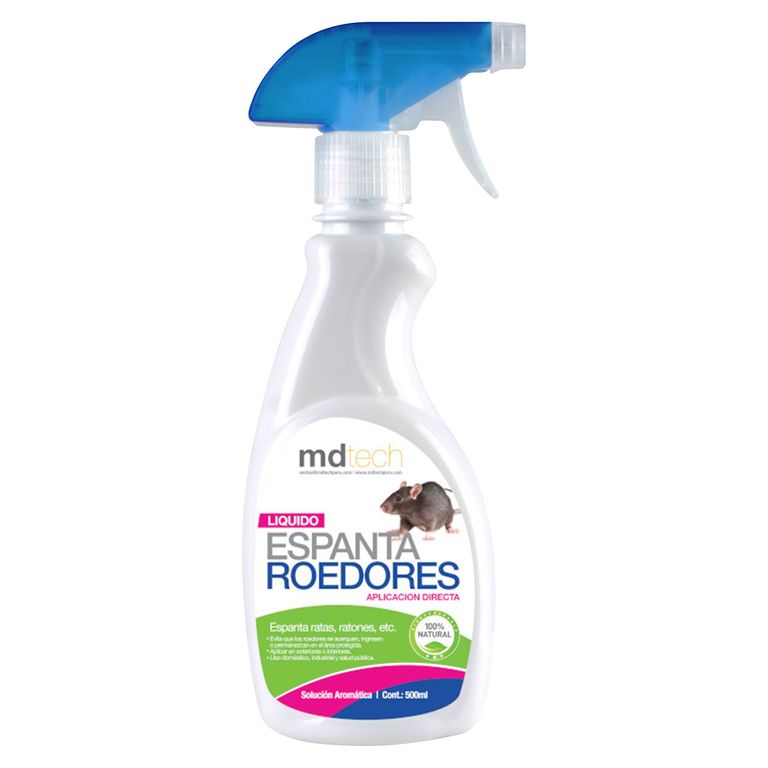 Líquido Espanta Ratas 500 ml Plástico Blanco 9 cm23 cm7 cm