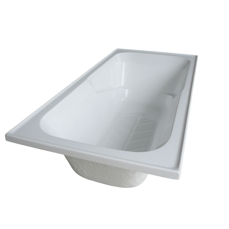 Tina de Baño Rectangular Standard 151x75cm Blanca