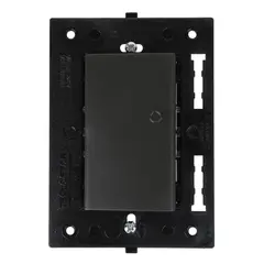 HALUX - Conmutador Simple Minimal Negro