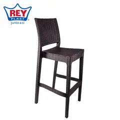 REYPLAST - Silla bar marrón