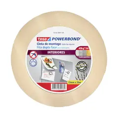 TESA - Cinta Doble Contacto Multiuso 12 mm x 25 m