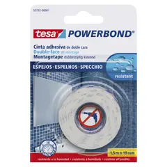 TESA - Cinta Doble Contacto para Baño 19 mm x 1