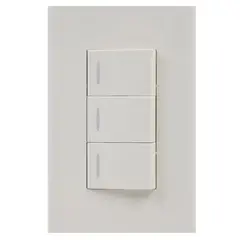 HALUX - Interruptor Triple Clio Marfil