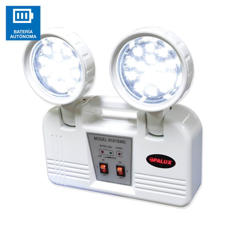 Lámpara De Emergencia 9101Smd Opalux