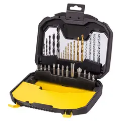 STANLEY - Set de Brocas y Puntas de Atornillar 30 Piezas