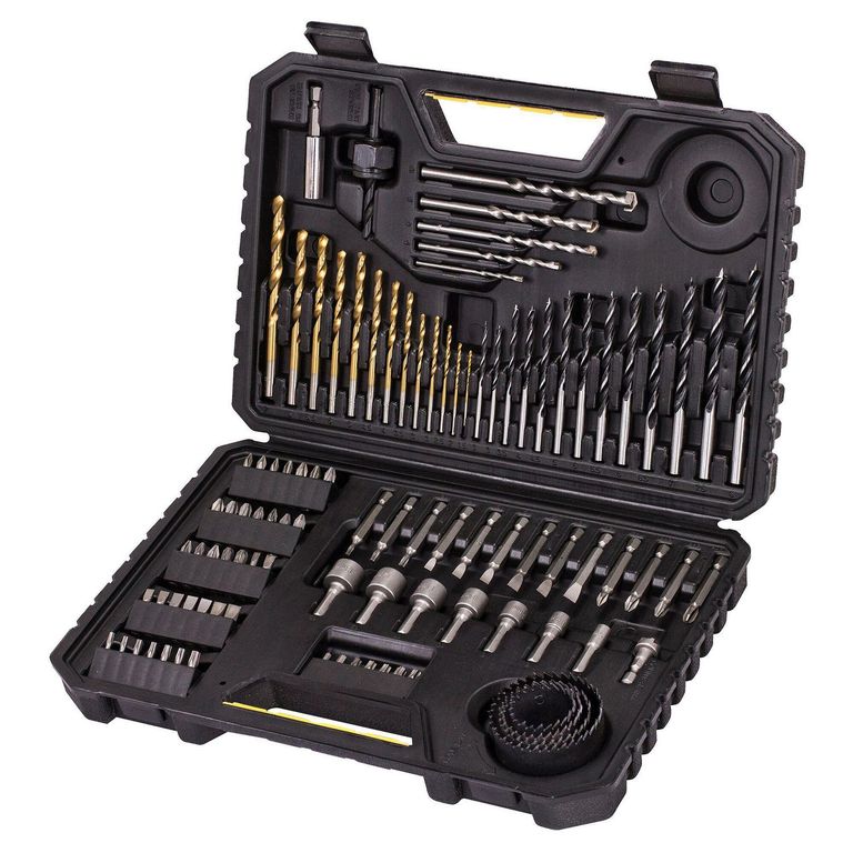 Set de Brocas y Puntas de Atornillar 100 Piezas Stanley