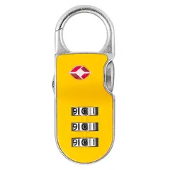 YALE - Candado con Clave TSA 30 mm Amarillo