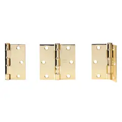 YALE - Bisagra Dorado 3x3" x 3 und